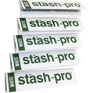 Stash-Pro King Size Slim White Rolling Papers