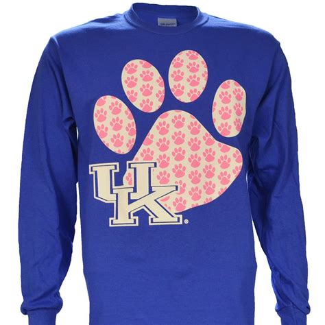 University of Kentucky Big Paw on Long Sleeve Shirt | Simply southern t ...