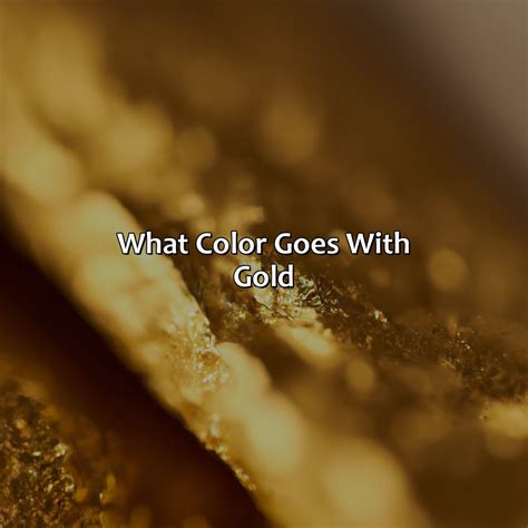 What Colours Go Best With Gold And Cream at Robert Castle blog