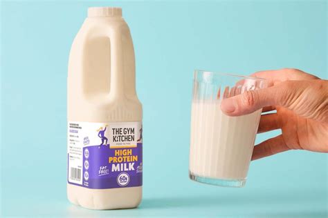 The Gym Kitchen makes a bottle of milk that is extra high in protein