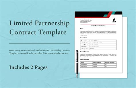 Simple Business Partnership Contract Template in Word, PDF, Google Docs ...
