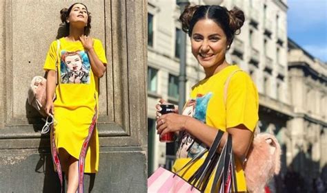 Hina Khan Soaking Up The Sun And Gets Lost In Her Dream Swiss Holiday ...