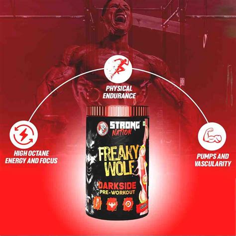 Freaky Wolf Darkside – Strong Pre Workout for Energy & Focus – Strong ...