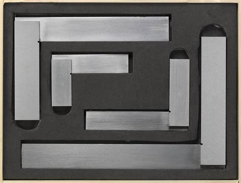 Engineer Try Square Set 2, 3, 4 and 6 inch stainless steel finish pack ...