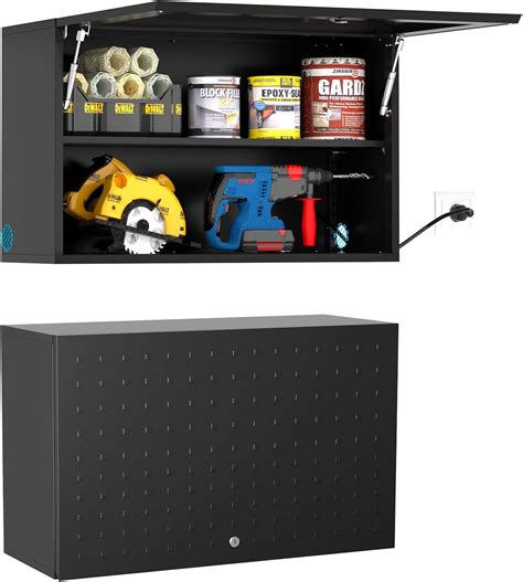 Amazon.com: SteeLoong Metal Wall Cabinets with Doors and Shelves ...