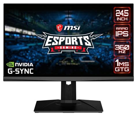 MSI Oculux NXG253R 360Hz Gaming Monitor Launched in India | Check Price ...