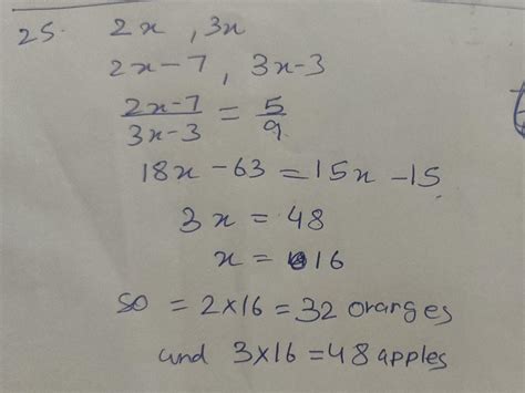 the ratio of oranges to apples in a fruit basket 2 : 3 . If 7 rotten ...
