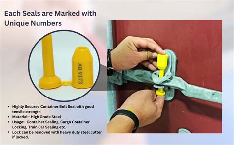 Raj Krishna Industries® Container Seal Roto Block Anti Spin Tamper ...