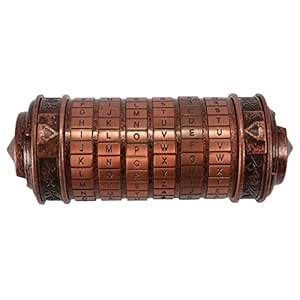 Retro Birthday Valentine Gift Box Cylinder Lockbox Da Vinci Code ...
