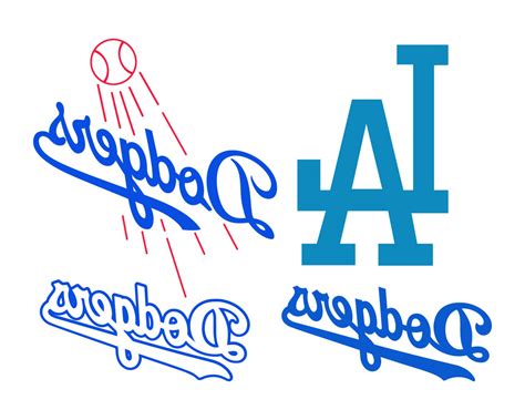 Los Angeles Dodgers Logo Vector at Vectorified.com | Collection of Los ...