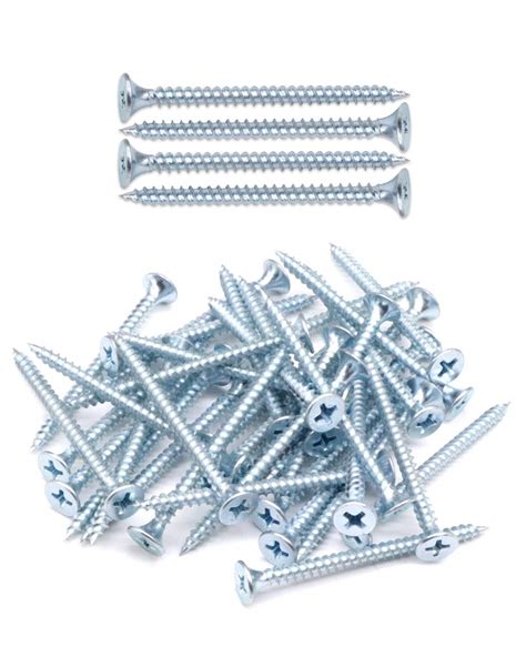 IMScrews 100pcs #6x1-3/4" Flat Head Phillips Drywall Screws Fine Thread ...