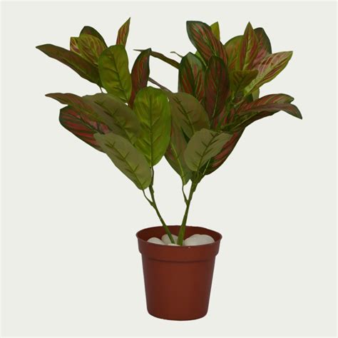1 Ft Artificial Croton Plant – Lifelike Artificial Plant for Room Acce ...