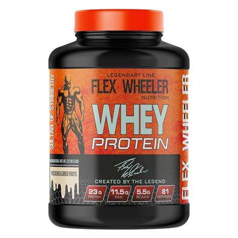 Flex Wheeler Nutrition Whey Protein Powder - 5 lbs (2kg) | Premium ...