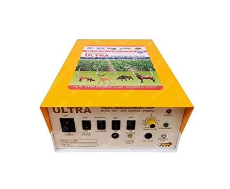 5000 Solar Electric Fencing Machine with External Alarm Tweeter and ...