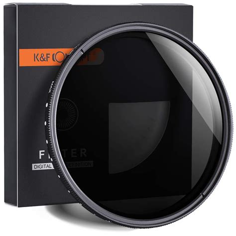 Buy K&F Concept 82 mm ND2 to ND400 Variable Neutral Density Filter Slim ...