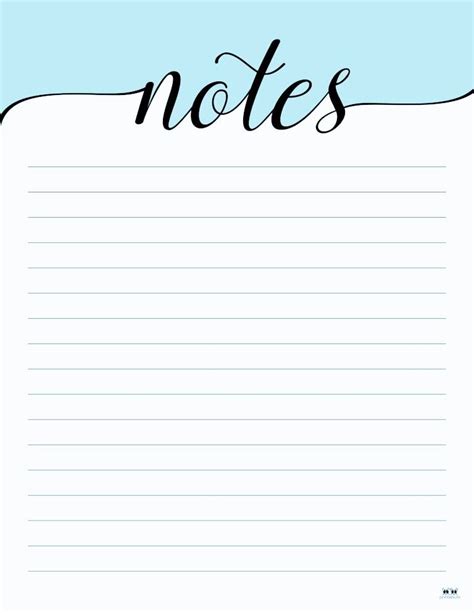 Image result for Free Printable Note Pages