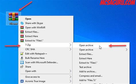 Open Rar File Windows 7 的图像结果