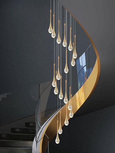 Modern LED Crystal Chandelier - Luxurious Illumination for Villa Livin ...