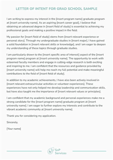 Image result for Statement of Intent Examples