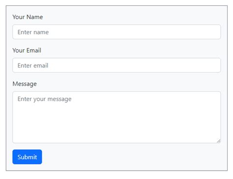 Image result for Create a Contact Form Bootstrap