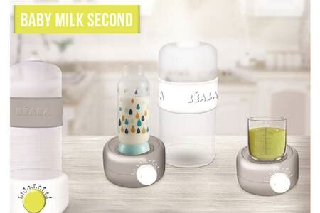 Chauffe-biberon Beaba BABYMILK SECOND GREY | Darty