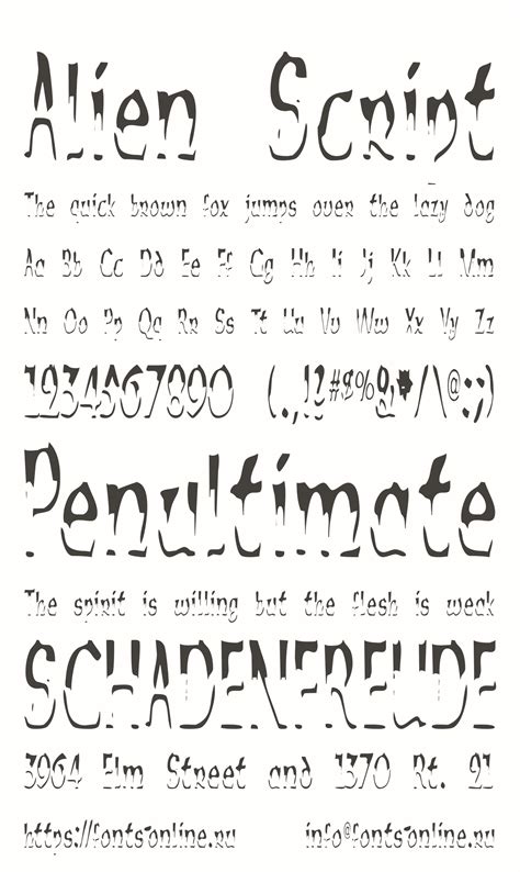 Image result for Alien Script