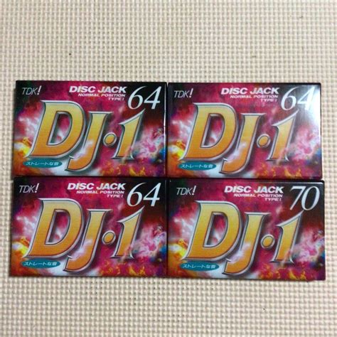 TDK DJ1 64x3.70 ノーマルポジション カセットテープ4本セット(記録媒体)｜売買されたオークション情報、yahooの商品情報を ...