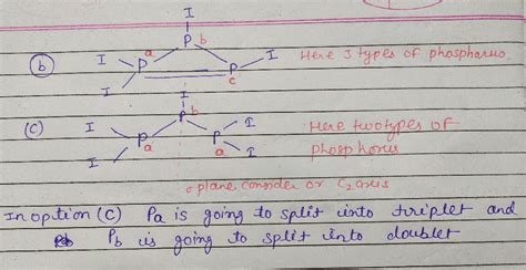 The reaction between PI3, PSCl3 and zinc powder gives P3I5 as one of ...