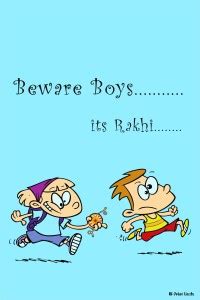 Poster - Beware Boys Its Rakhi Paper Print - Print Uncle posters ...