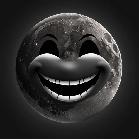dark moon emoji with smile - Gulf Picasso | بيكاسو الخليج