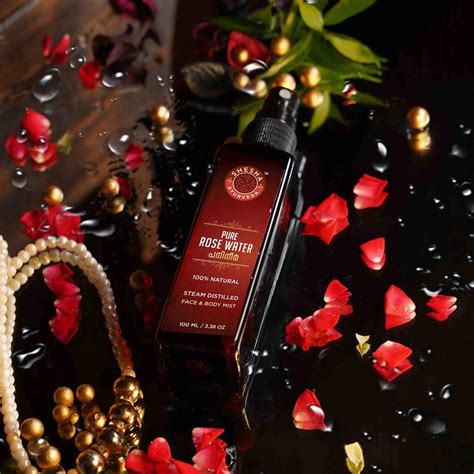 Pure Rose Water | 100% Natural, Steam Distilled Edible | Hydrates & To ...