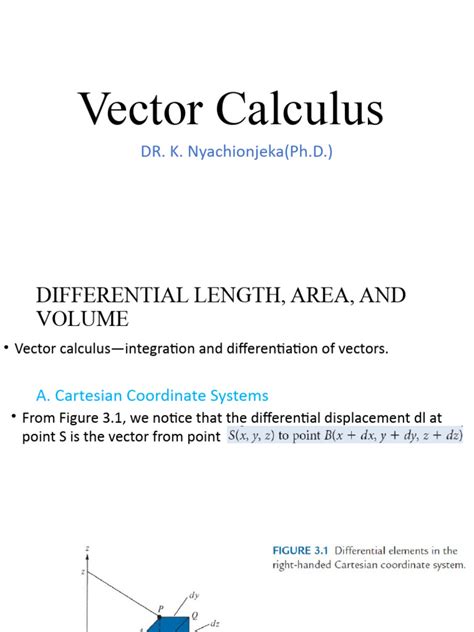 Image result for Vector Calculus Sample