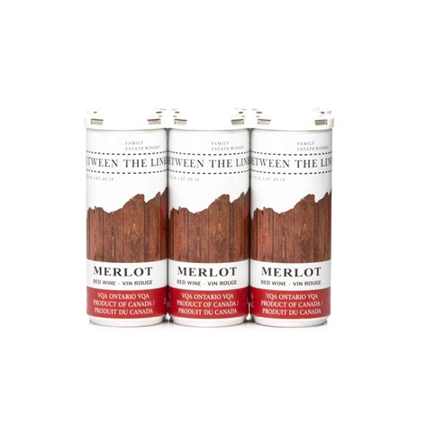 Merlot 6-Can Pack – Between The Lines Winery