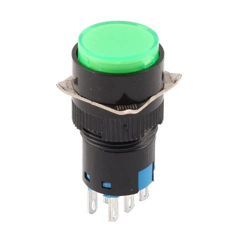 Probots ProMax PS16 Push Button Switch with Indicator Light Green ...