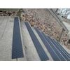 HandiTreads Treads 30-in x 3.75-in x 0.063-in Powder Coated Black ...