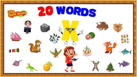 Words That Start With X For Kindergarten