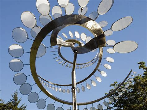 大型风动雕塑户外抽象艺术不锈钢风力雕塑广场景观创意风动力装置-阿里巴巴