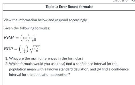 Image result for Error Bound Formulas