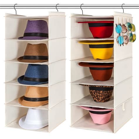 AMZOK Hat Rack for Closet Organizers and Storage, Fedora Hat Rack ...