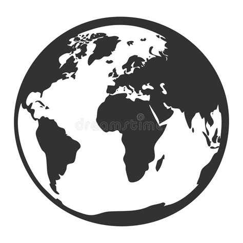 Globe Black White 的图像结果