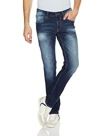 Flying Machine Men's Skinny Fit Jeans (FMJNO0185_Blue_30W x 33L ...