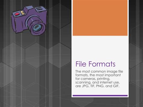 File Formats PowerPoint Presentation 的图像结果