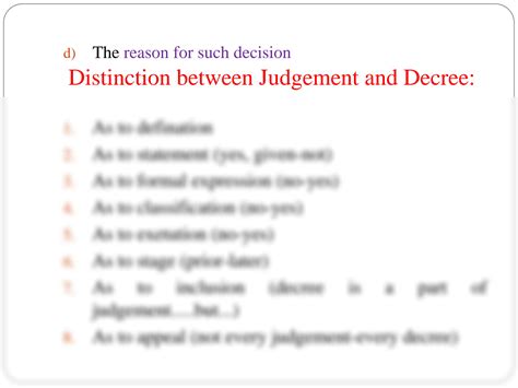 SOLUTION: What is decree, Defination of decree - Studypool