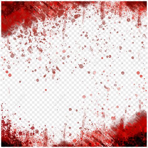 Red Scary Blood Border Terror Halloween Frame, Terror, Red, Border PNG Image Image And Picture ...