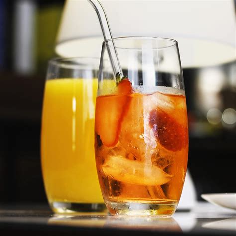 Buy LUXU Premium Highball Glasses (Set of 4)- 15 oz Tall Drinking ...