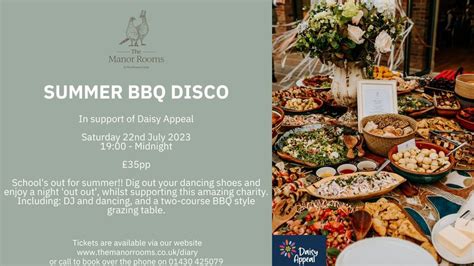 SUMMER BBQ DISCO, The Manor Rooms, Kingston Upon Hull, 22 July 2023 ...