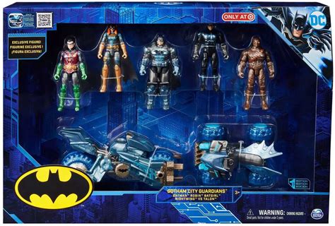 Buy DC Batman Gotham City Guardians Action Figure Set Batman, Robin ...