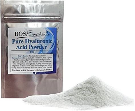 Bos Essentials Pure Hyaluronic Acid Serum Powder | 100% Natural Sodium ...