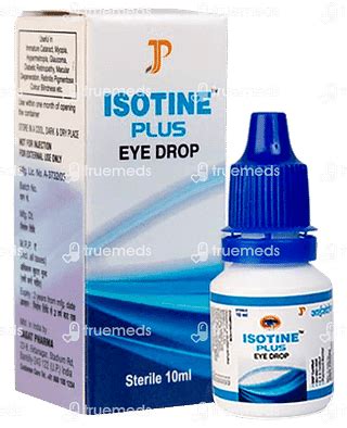 Isotine Plus Eye Drop 10 Ml - Uses, Side Effects, Dosage, Price | Truemeds