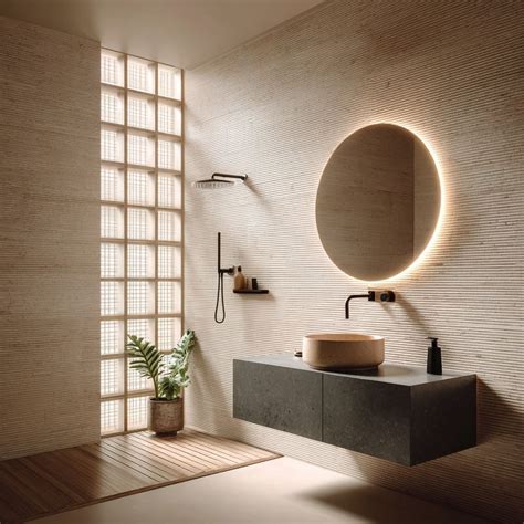 Modern Glass Block Bathroom Design Ideas: Light-Filled Style